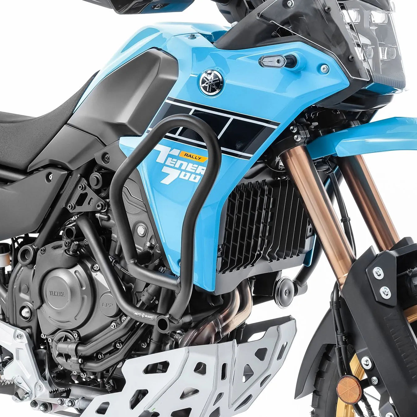 Crash bar pentru Yamaha Tenere 700 / Rally 2025, Negru, Protecție motor