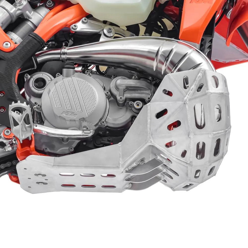 Scut de protectie pentru KTM EXC 300 250 TPI 20 - Protectie galeria de evacuare din aluminiu