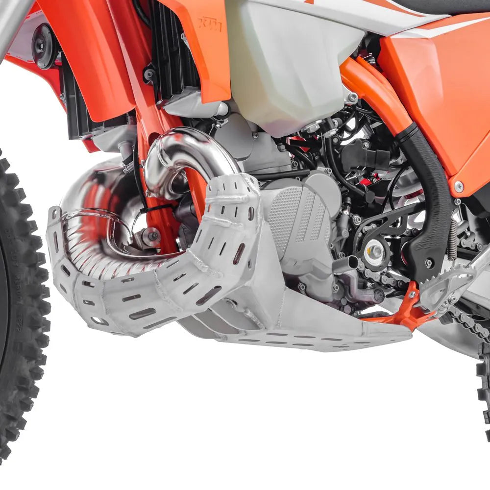 Scut de protectie pentru KTM EXC 300 250 TPI 20 - Protectie galeria de evacuare din aluminiu