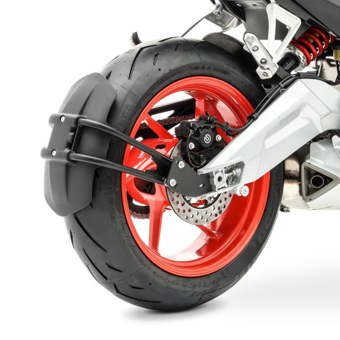 Aripă spate Zaddox LW4, negru, universal pentru motociclete.